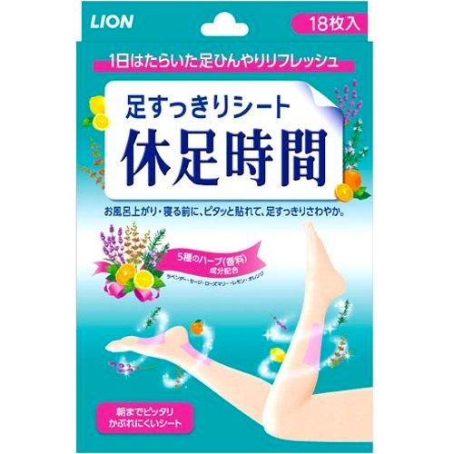 lion Foot Resting Time foot relax patch 18 Sheets