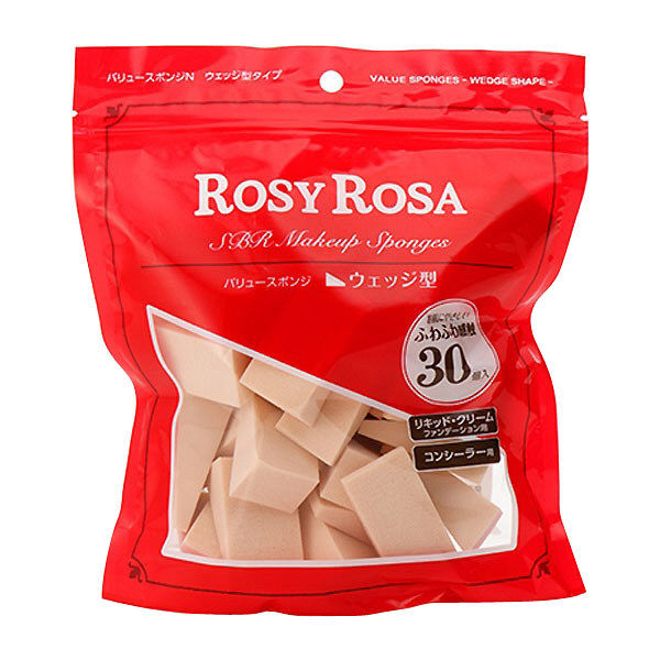 Rosy Rosa makeup Sponges N Wedge Type 30 Pcs
