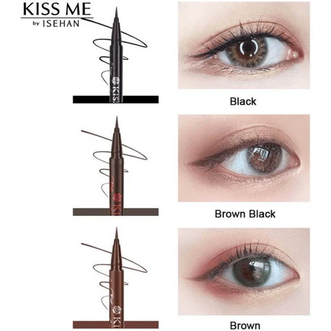 KISSME Smooth Liquid Eyeliner 01 Black