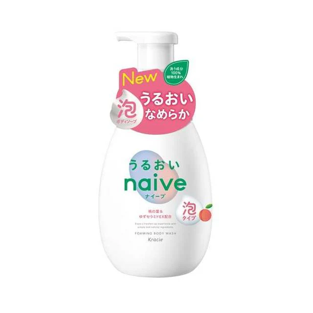 Kracie Naive Foaming Body Wash Moisturizing 600ml
