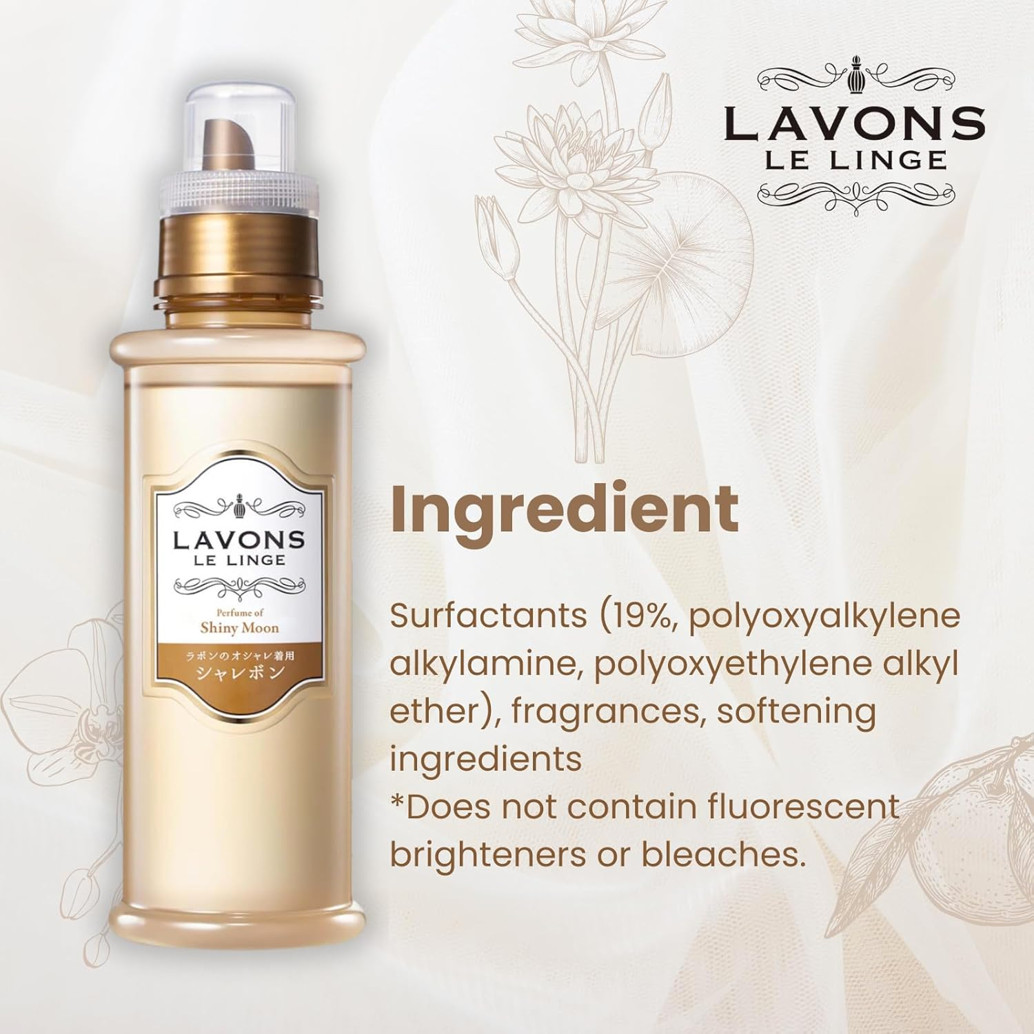 LAVONS Gentle Wash Laundry Detergent Champagne Moon 500ml