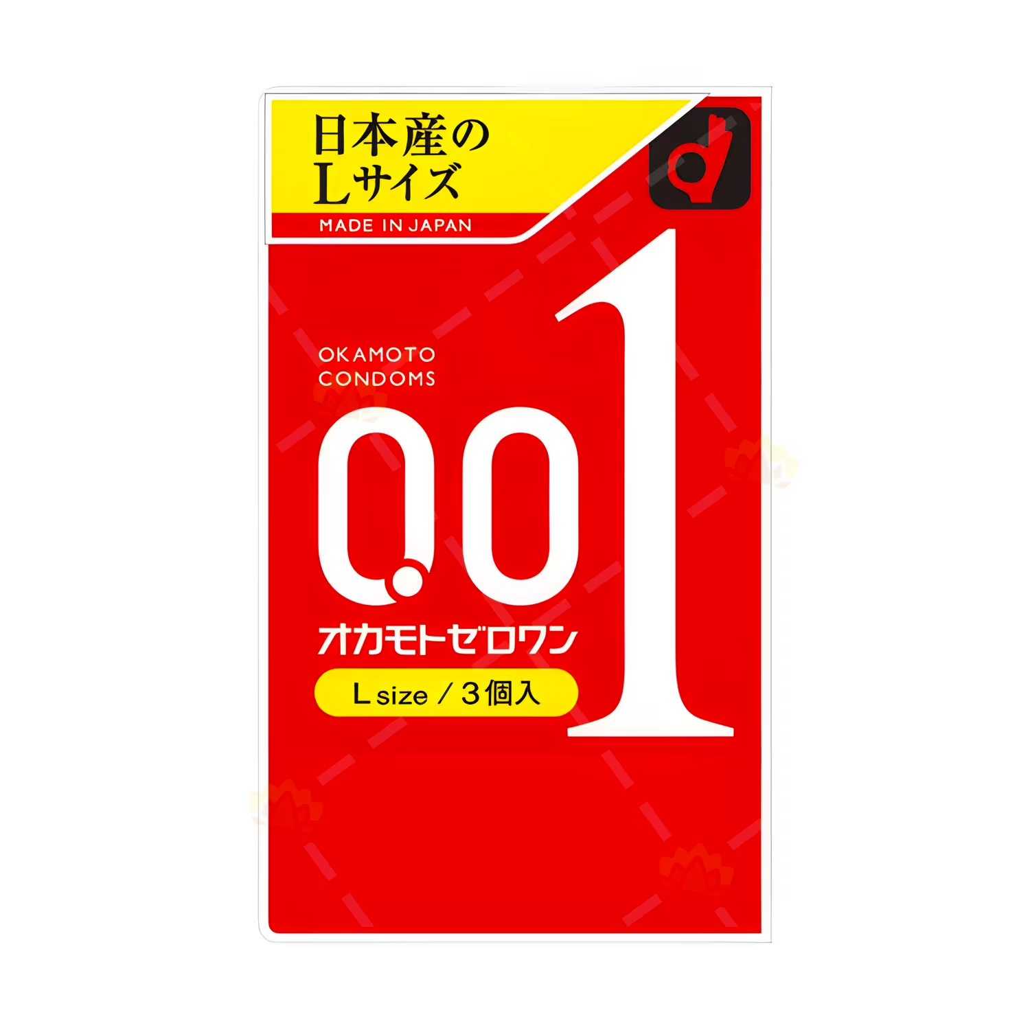 Okamoto 0.01 condom ultra-thin Large size 3pcs