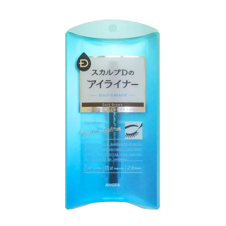 Angfa SCALP-D eyeliner liquid pen dark brown