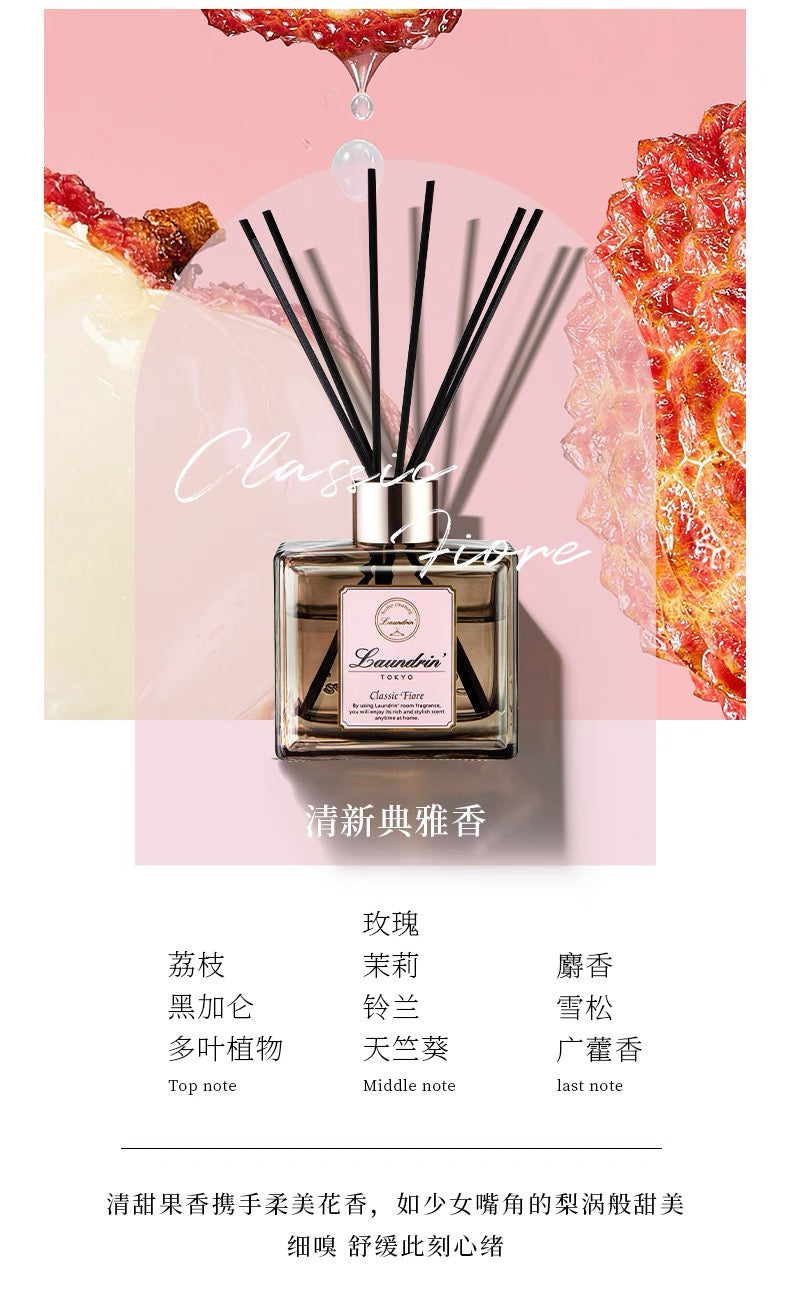 LAUNDRIN Room Diffuser Classic Flore 80ml