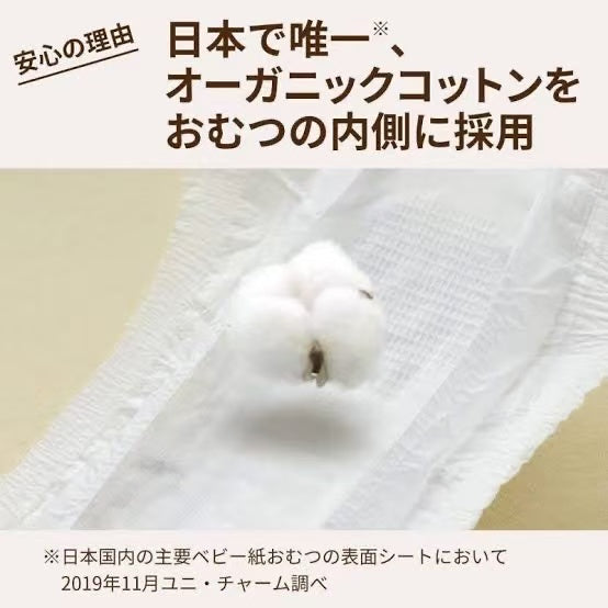 Unicharm Moony Natural Diaper M 6-11kg 46 pieces