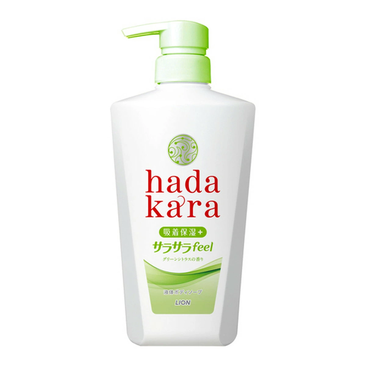 Hadakara Body Soap Liquid Smooth Feel Green Citrus 480ml