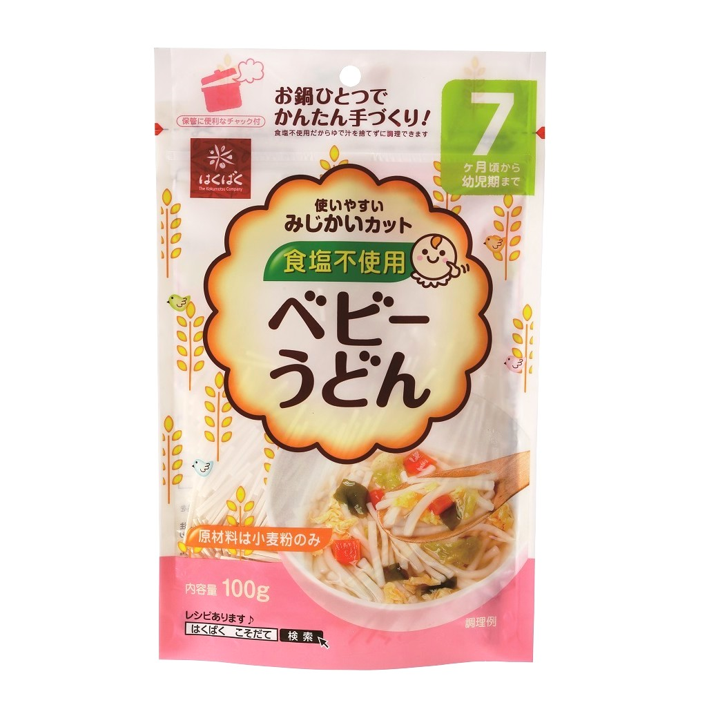 Hakubaku Baby Udon Noodle 7 Month+ 100g