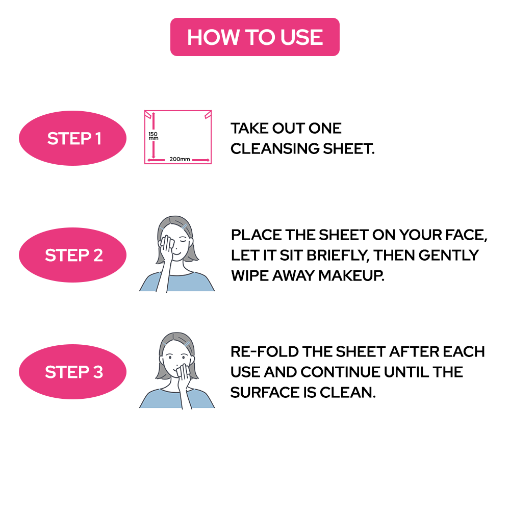 Mandom Bifesta Makeup Removal Cleaning Sheet Serum Moist Type 46pcs