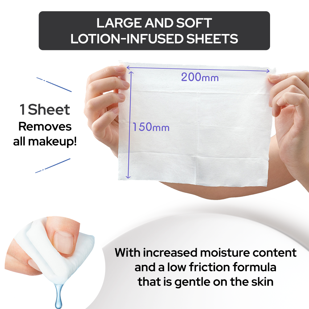 Mandom Bifesta Makeup Removal Cleaning Sheet Perfect Clear Type 46 pcs