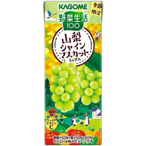 Kagome Vegetable Life Muscat grapes and Vegetable Mix Juice 195ml