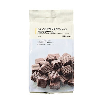 MUJI Vanilla Cream Wafer Biscuits 110g