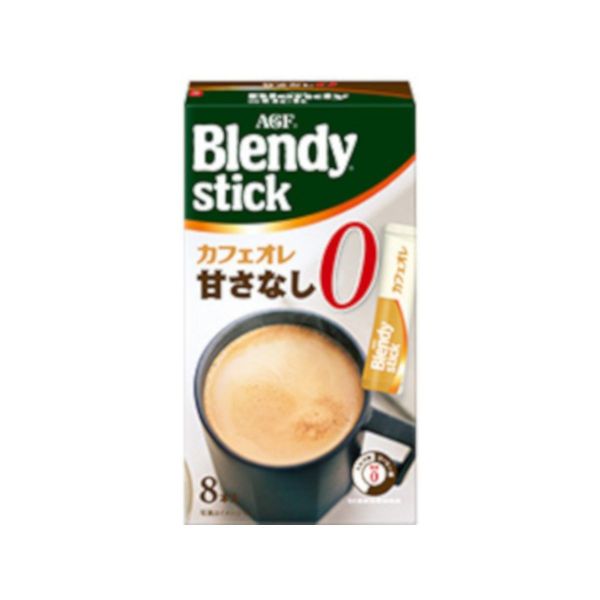 AGF Blendy Stick Cafe Au Lait Unsweetened 8 sticks