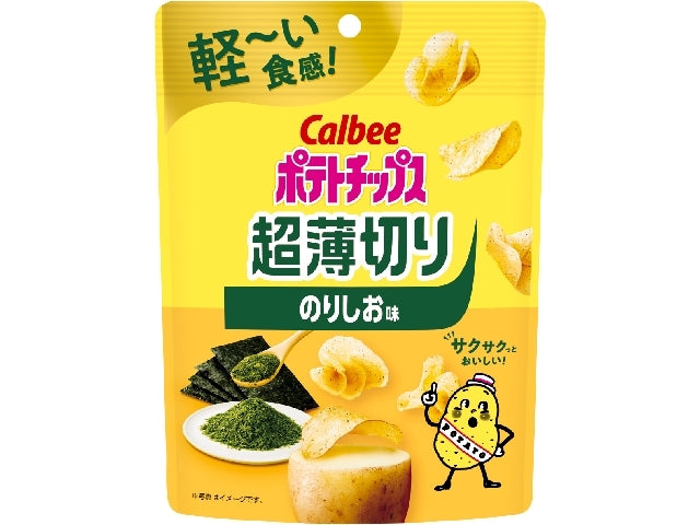 Calbee Super Thinly Sliced Seaweed and Salt Flavor 40g