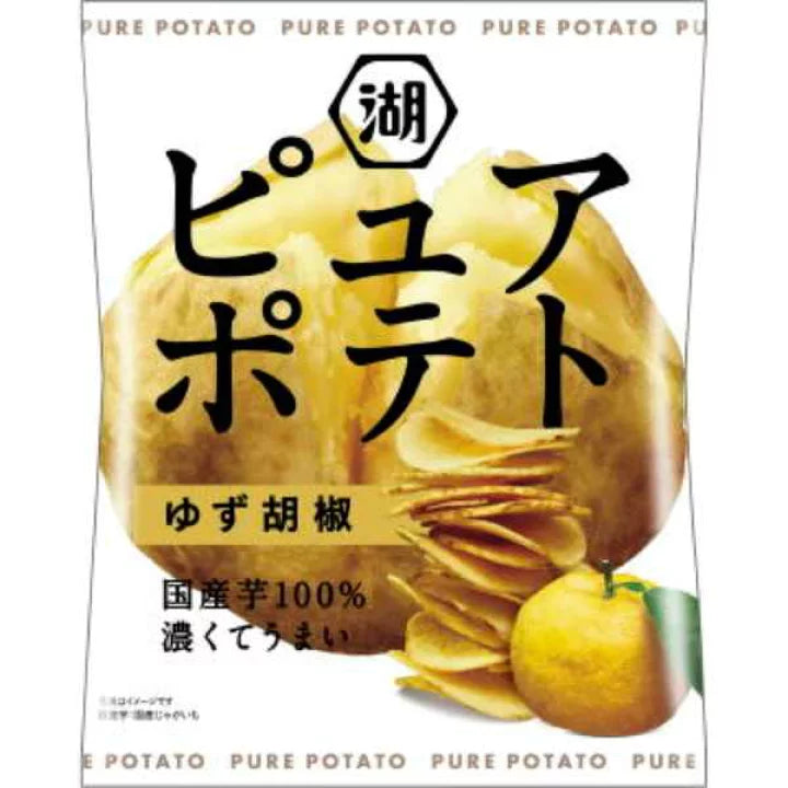 Koikeya Black Pepper & Yuzu Potato Chips 52g