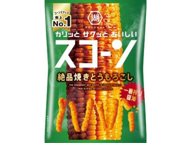 Koikeya Zeppin Corn Sticks Roasted Sweet Corn 73g