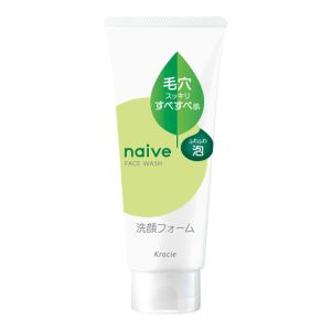 Kracie Naive Pore Cleansing Face Wash Green Tea 120g
