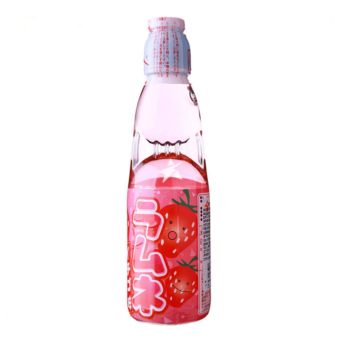 Hatakosen Ramune Soda strawberry Flavour 200ml