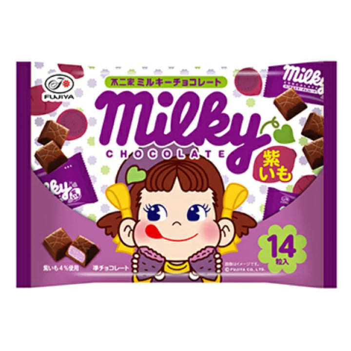 Fujiya Milk Chocolate Purple Sweet Potato 14pcs