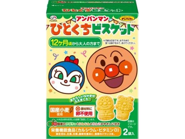 Fujiya Anpanman Biscuits 12 Months+ 84g