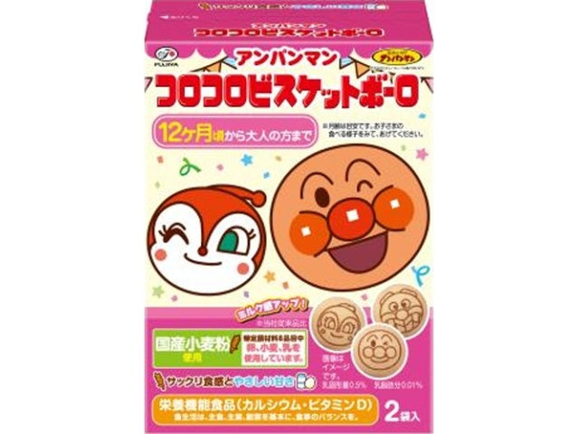 Fujiya Anpanman Biscuits 12 Months+ 84g