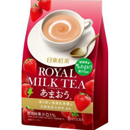 Nittoh Tea Royal Milk Tea Amaou Strawberry 8P