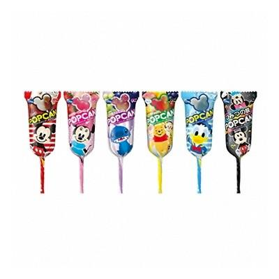 Glico Mickey Lollipop yellow Package Random Flavor 1Pc