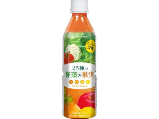 Tominaga 25 kinds of vegetables and fruits 500ml