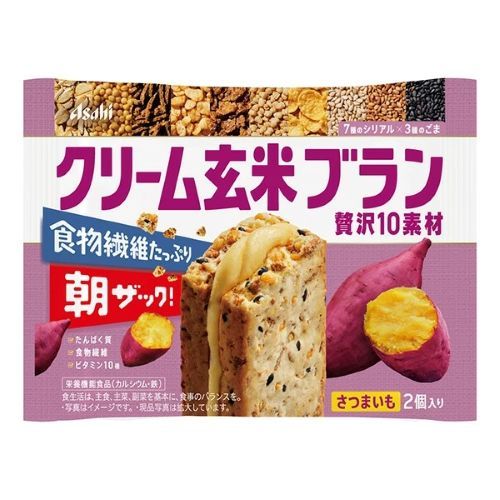 Asahi G Cream Brown Rice Bran Luxury 10 Ingredients Sweet Potato