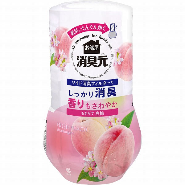 Kobayashi Pharmaceutical Toilet Deodorizer Freshly Picked White Peach 400mL