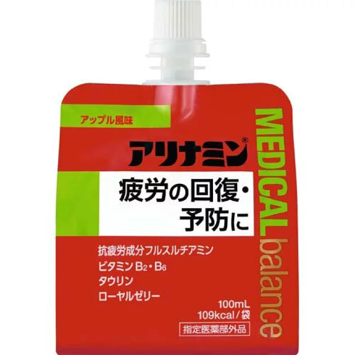 ALINAMIN Pharmaceutical Energy Jelly Apple Flavor 100ml