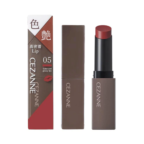 CEZANNE Color and Glossy Lipstick 05# Sweet Rose