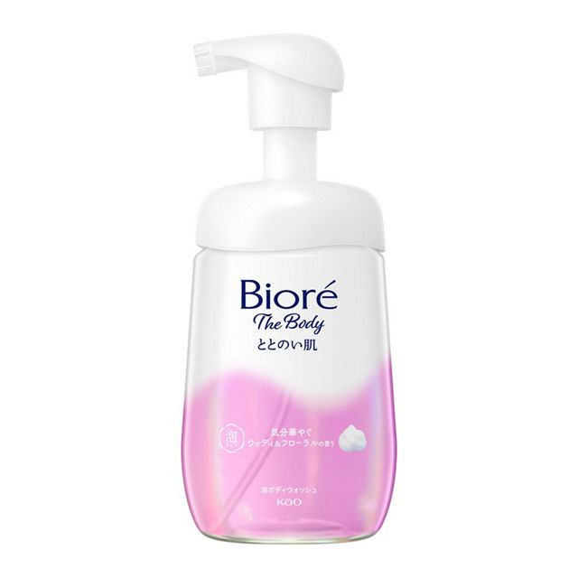 KAO Biore The Body Tone Skin Foaming Toner Body Wash Woody & Floral Scent 480ml