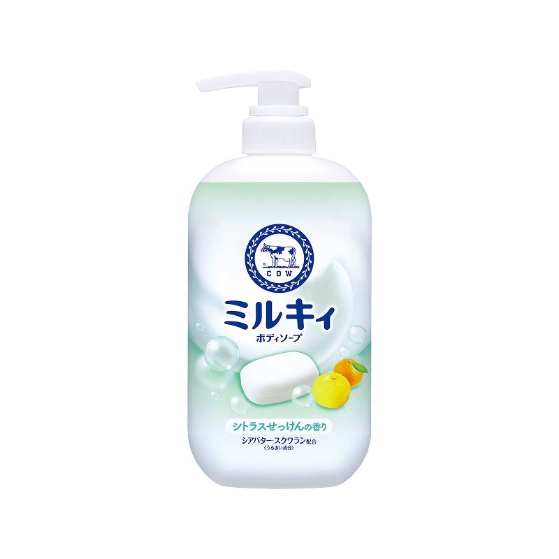 Cow Brand Milky Body Soap Citrus Soap Scent 500ml