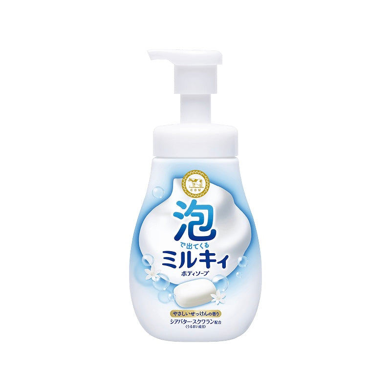 Cow Brand Foaming Milky Body Soap with Gentle Soap Scent 550ml