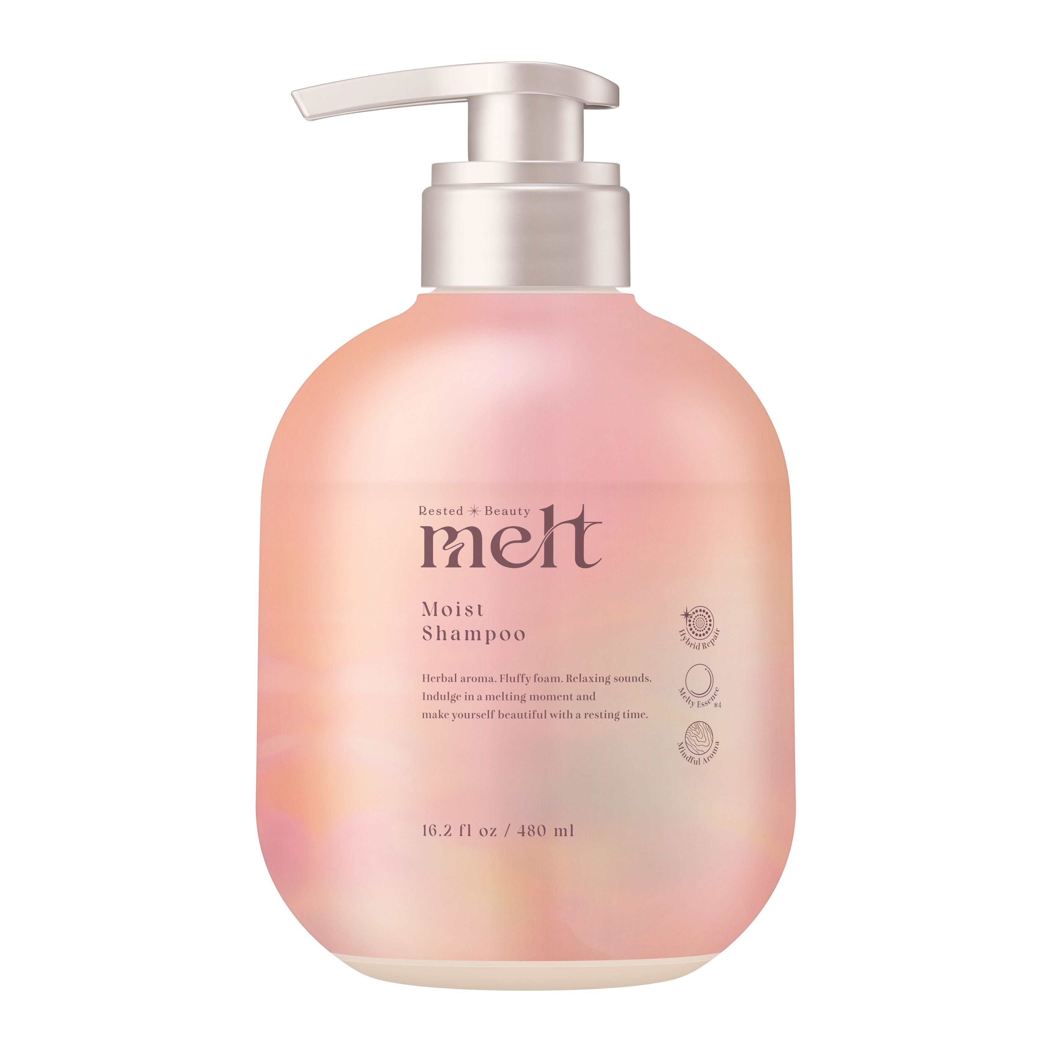 KAO Melt Moist Shampoo Pump 480ml