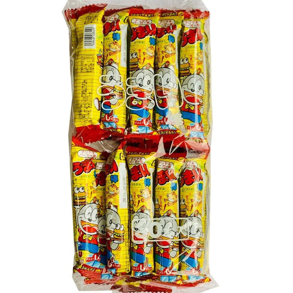 Yaokin Umaibo Teriyaki Burger Flavour 1 Pack (30 Pcs)