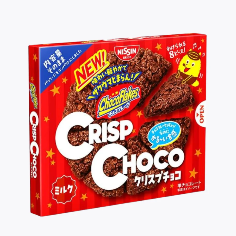 Nissin Chocolate Wheat Crisp Batch 8 pieces