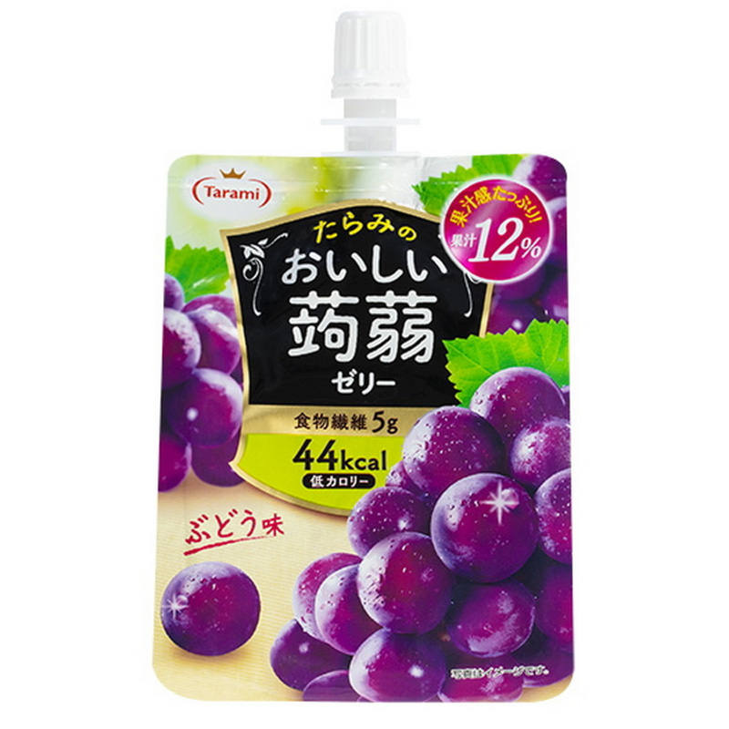 Tarami Konjac Pouch Grape Jelly 150g