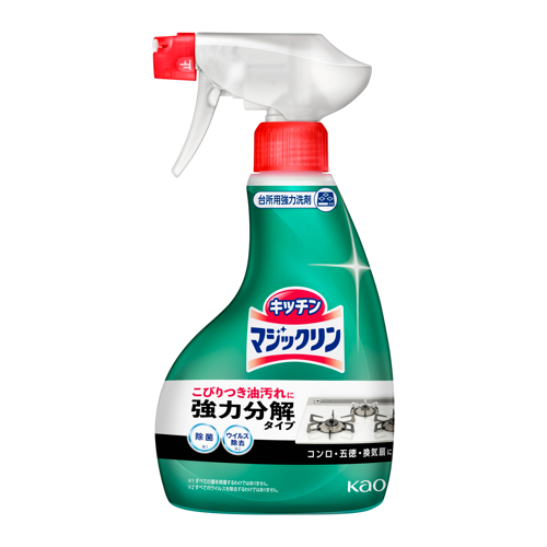KAO Magiclean Foam Type Strong Kitchen Cleaner Spray 400ml