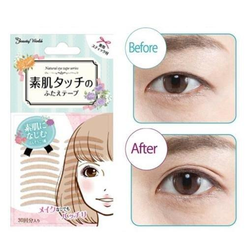 LUCKY TRENDY Beige Colored Double Eyelid Tape 30 pairs