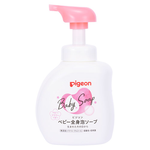 Pigeon Baby Body Foaming Soap Baby Flower Scent 500ml