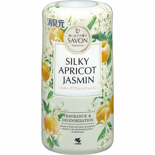 Kobayashi Pharmaceutical Savon Room Fragrance and Deodorizer Silky Apricot Jasmine 400ml