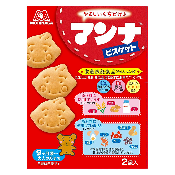 Morinaga Manna Biscuits 9M+ 86g