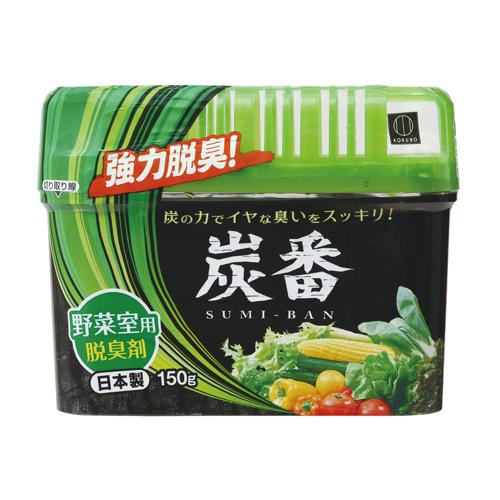 Kokubo Sumiban Vegetable Compartment Deodorizer 150g