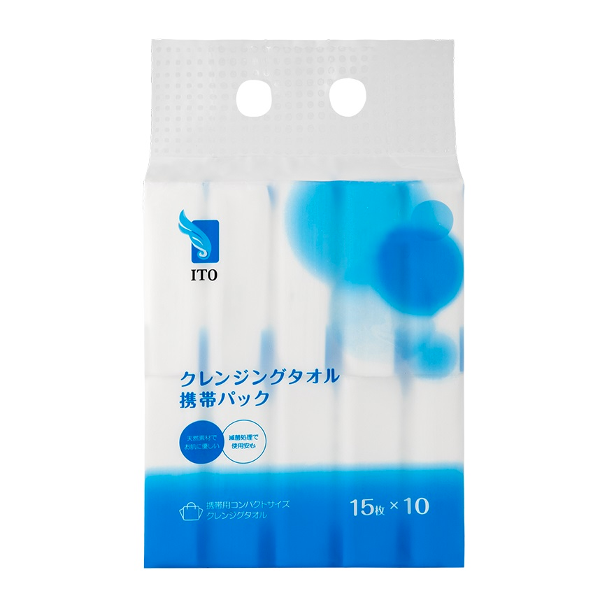 ITO Cleansing Towel Portable Pack 10pcs
