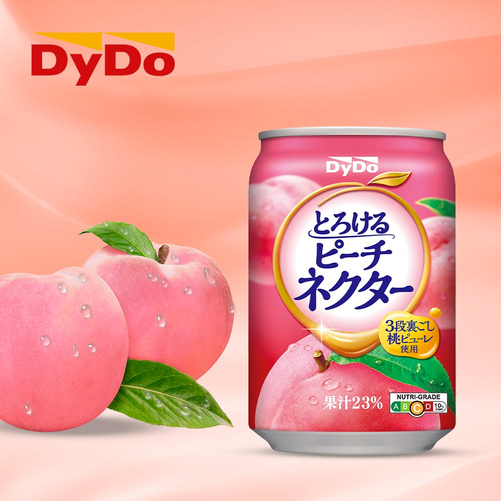 Dydo Melty Peach Nectar Can 270ml