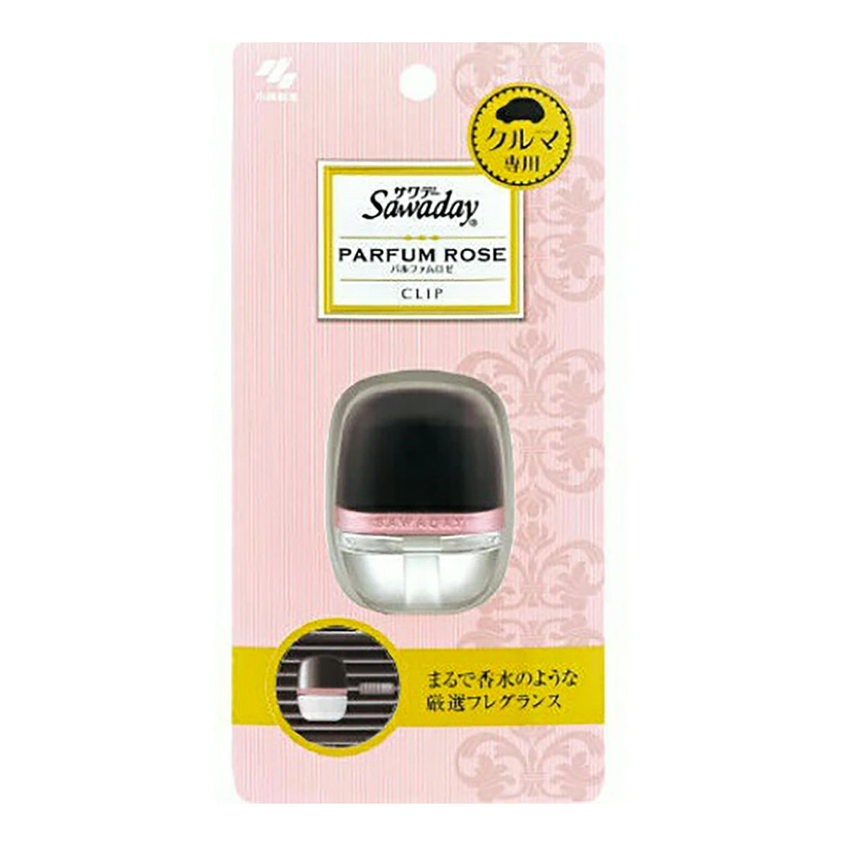 Kobayashi Pharmaceutical Sawaday Car Parfum Rose