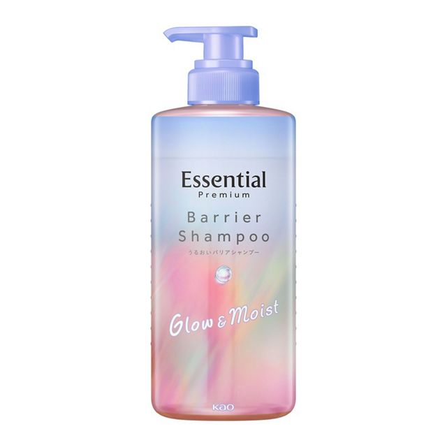KAO Essential Premium Moisture Barrier Shampoo Glow & Moist 450ml