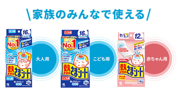 Kobayashi Pharmaceutical Adult Fever Relief Paste 16Pcs