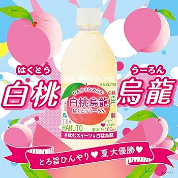 Itoen White Peach Oolong Tea 480ml